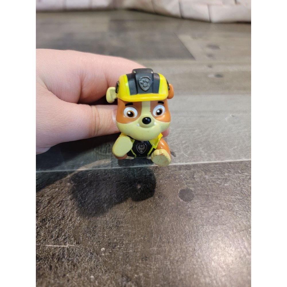 Paw patrol‎ Rubble dog construction worker Disney toy figure
